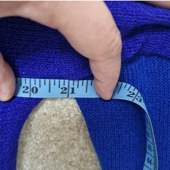 Vintage 1980s Jumper Ladies Size 12 St Michael Crew Neck Tight Knit Block Colour - Picture 8 of 9